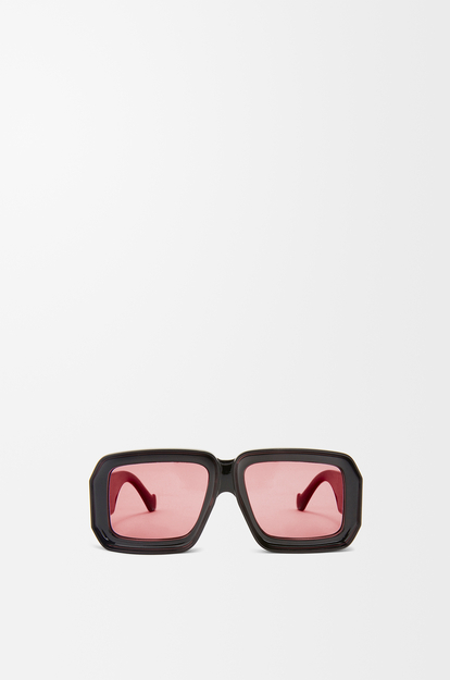 LOEWE Paula's Ibiza dive in mask sunglasses  Shiny Black