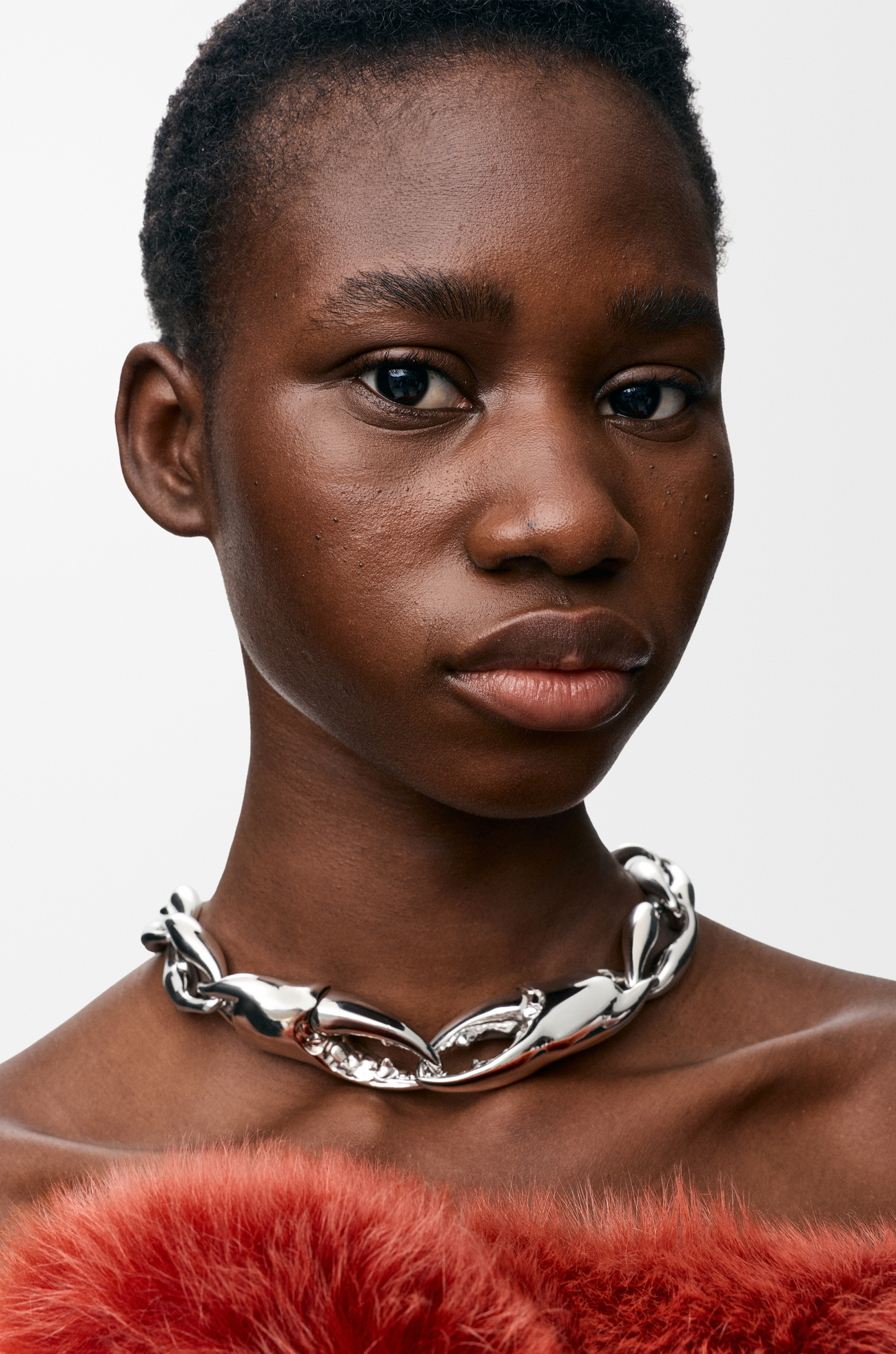 LOEWE Claw necklace Silver