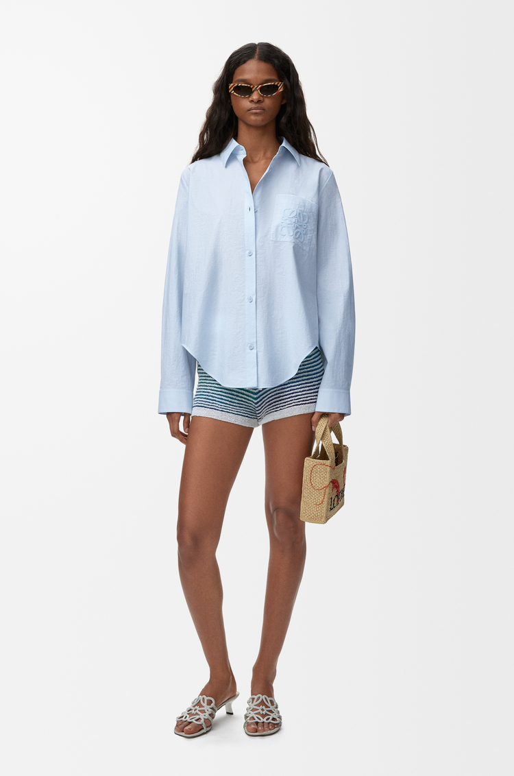 LOEWE Shirt in cotton blend Light Blue