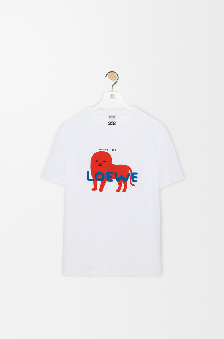 LOEWE Relaxed fit T-shirt in cotton White