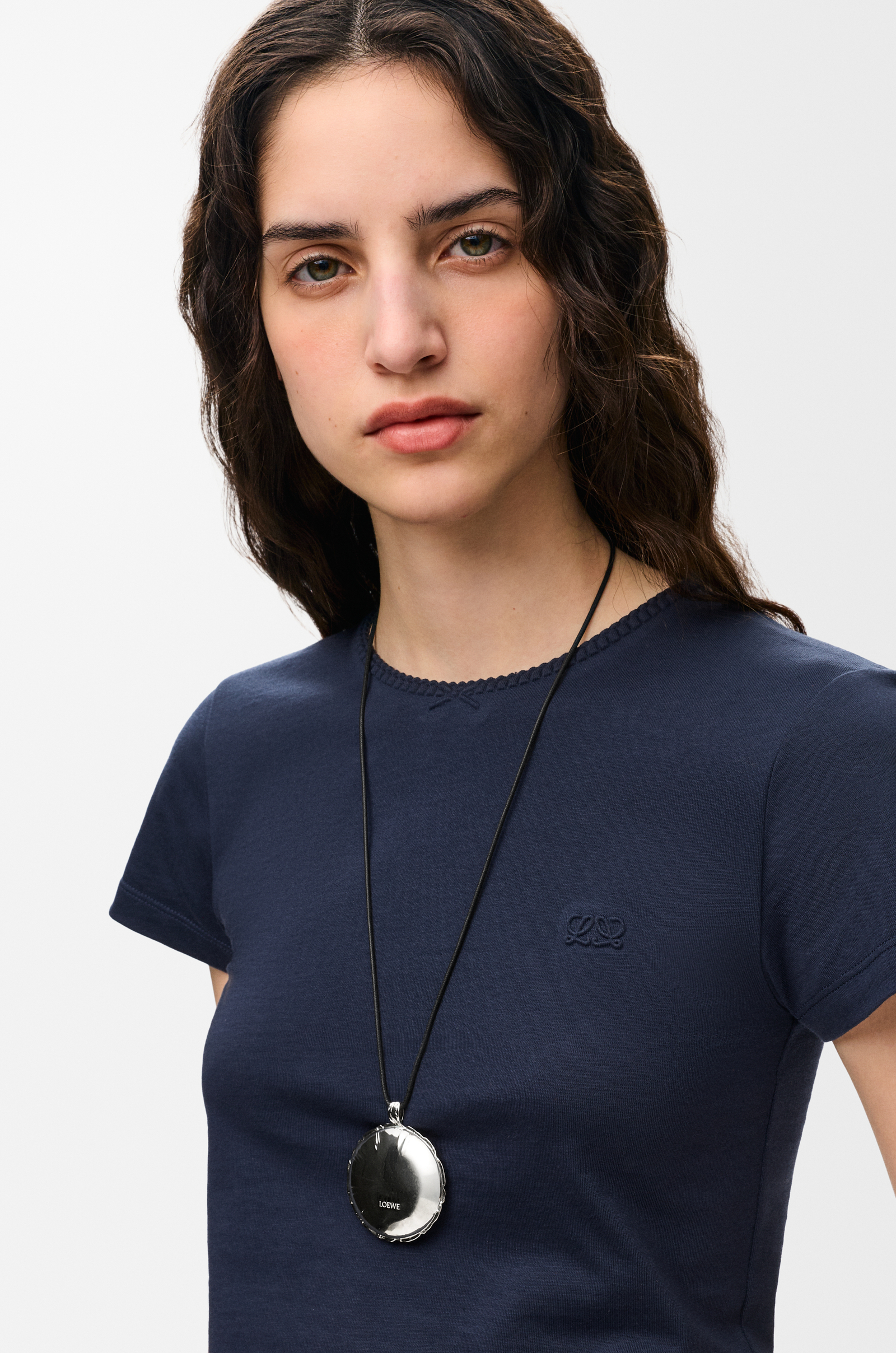 LOEWE Blown inflated pendant in brass Silver/Gold