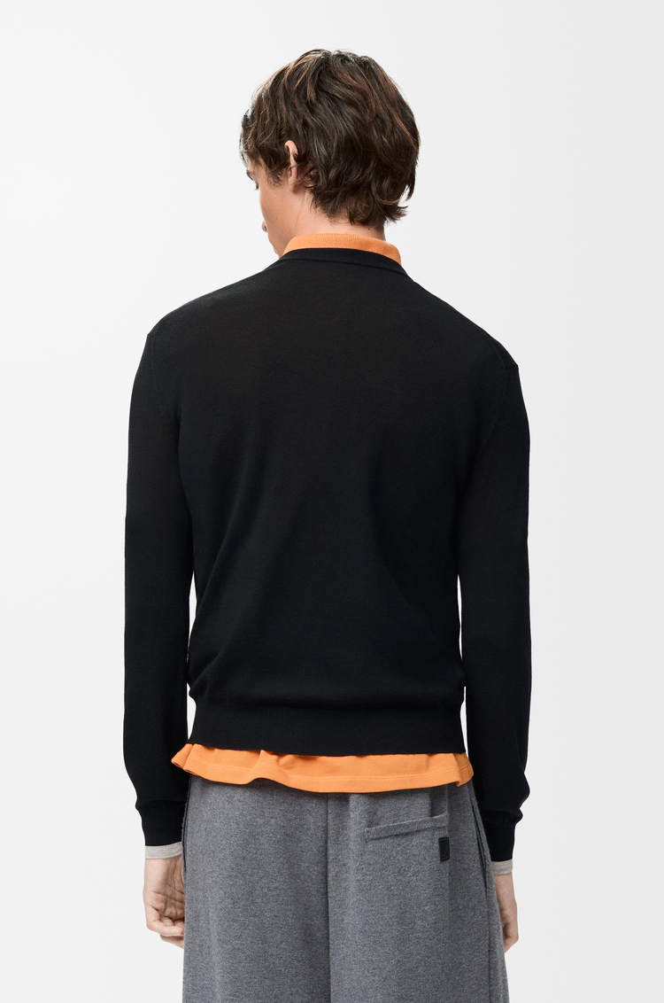 LOEWE Jersey en lana Negro/Gris