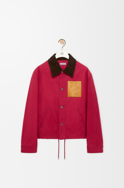 LOEWE Workwear jacket in cotton Red