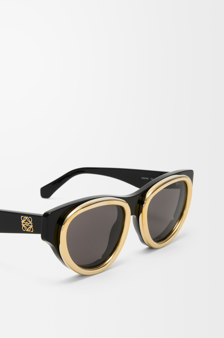 LOEWE Mini Anagram Swan sunglasses Black