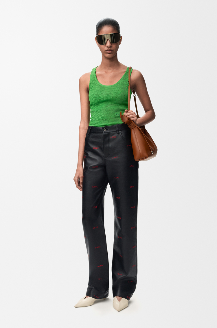 LOEWE Tank top in jersey blend Green