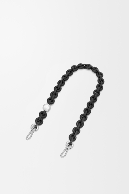 LOEWE Donut chain in calfskin Black
