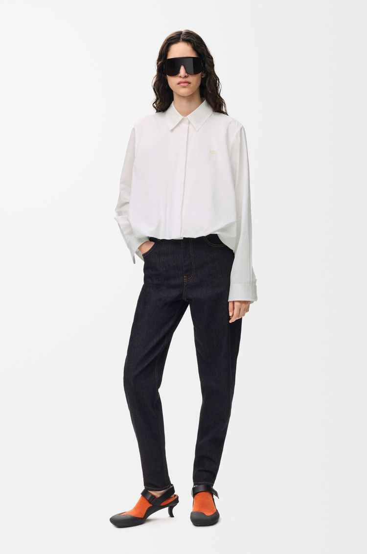 LOEWE Jeans in denim Dark Blue