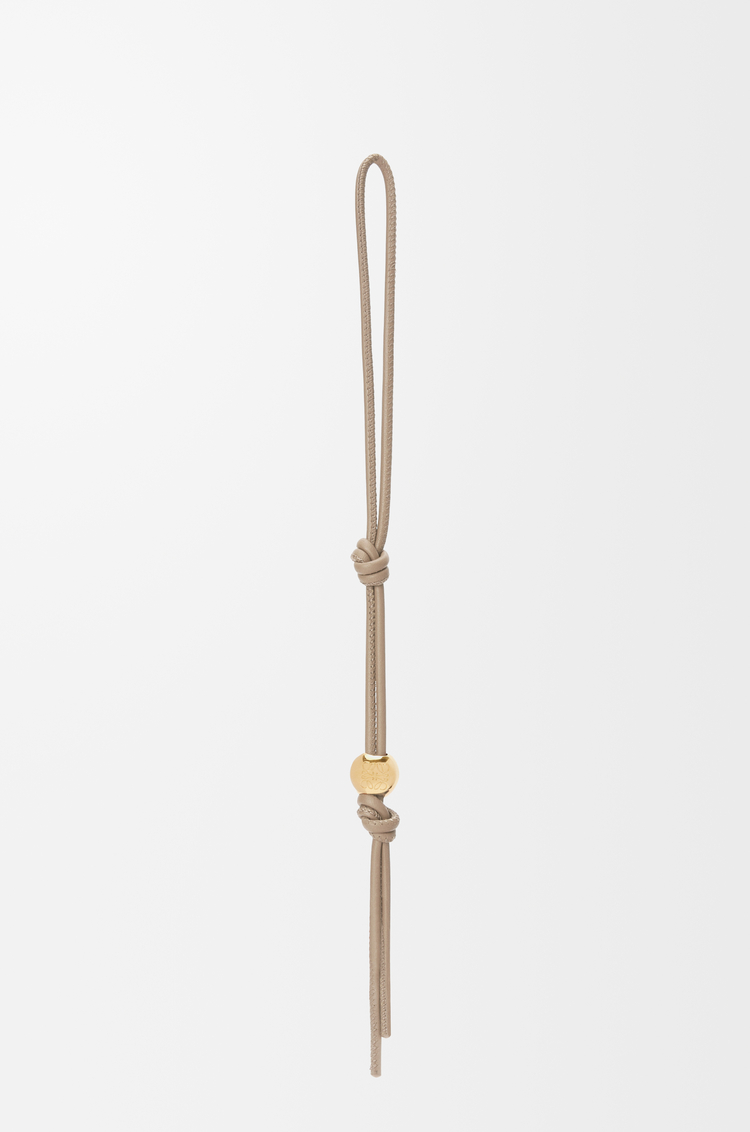 LOEWE Correa personalizable en piel de ternera clásica  Arena/Dorado