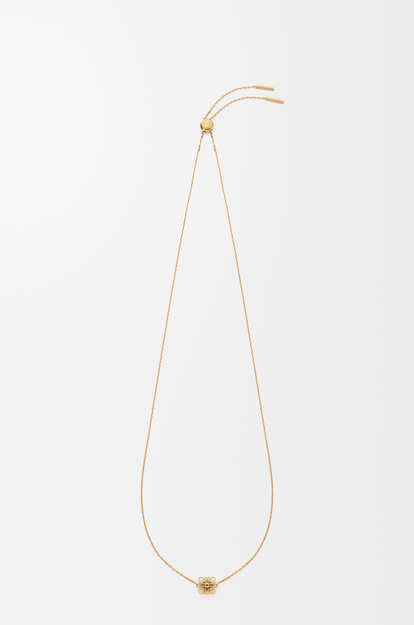 LOEWE Anagram Bombé necklace Gold