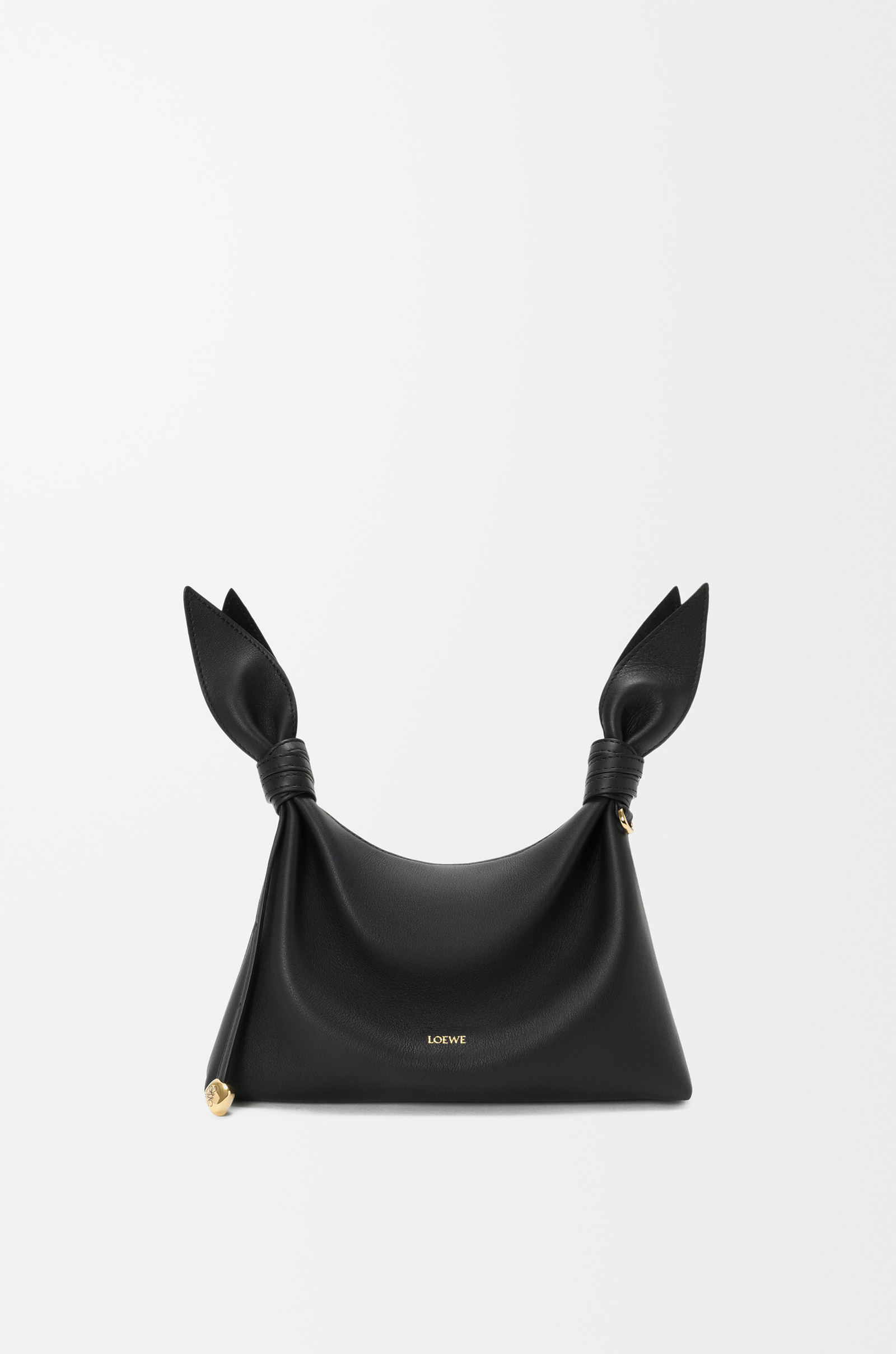 LOEWE Mini Scarf bag in smooth calfskin Black