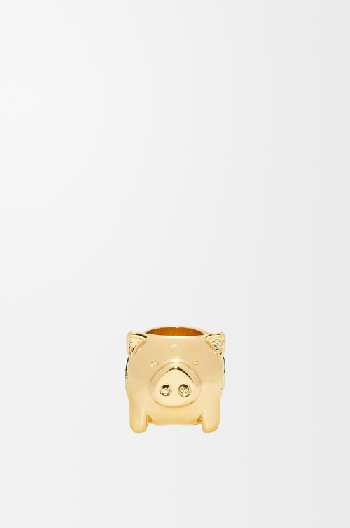 LOEWE Kleiner Tier-Würfel aus Metall Gold