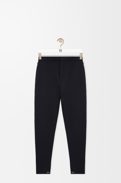LOEWE Trousers in stretch wool blend Black