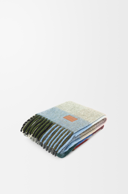 LOEWE Coperta in misto lana e alpaca Multicolore
