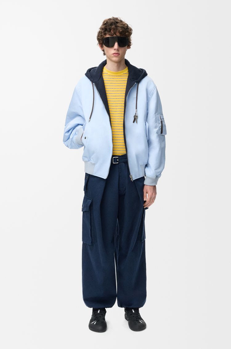 LOEWE Cargo trousers in cotton Dark Navy