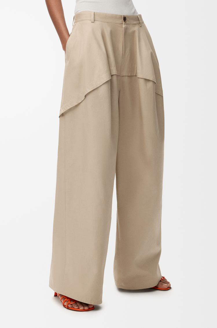 LOEWE Pantalon en coton Beige
