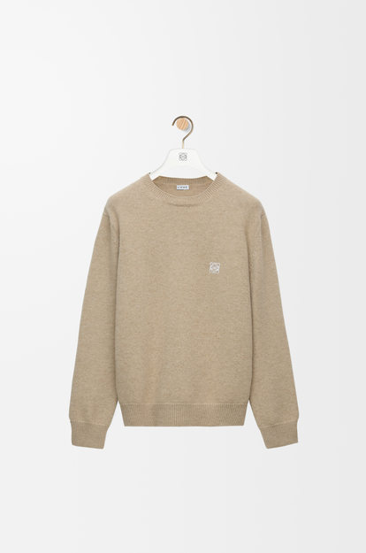 LOEWE Sweater in wool Beige Melange