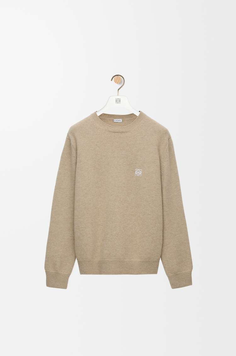 LOEWE Pull en laine Beige Chiné