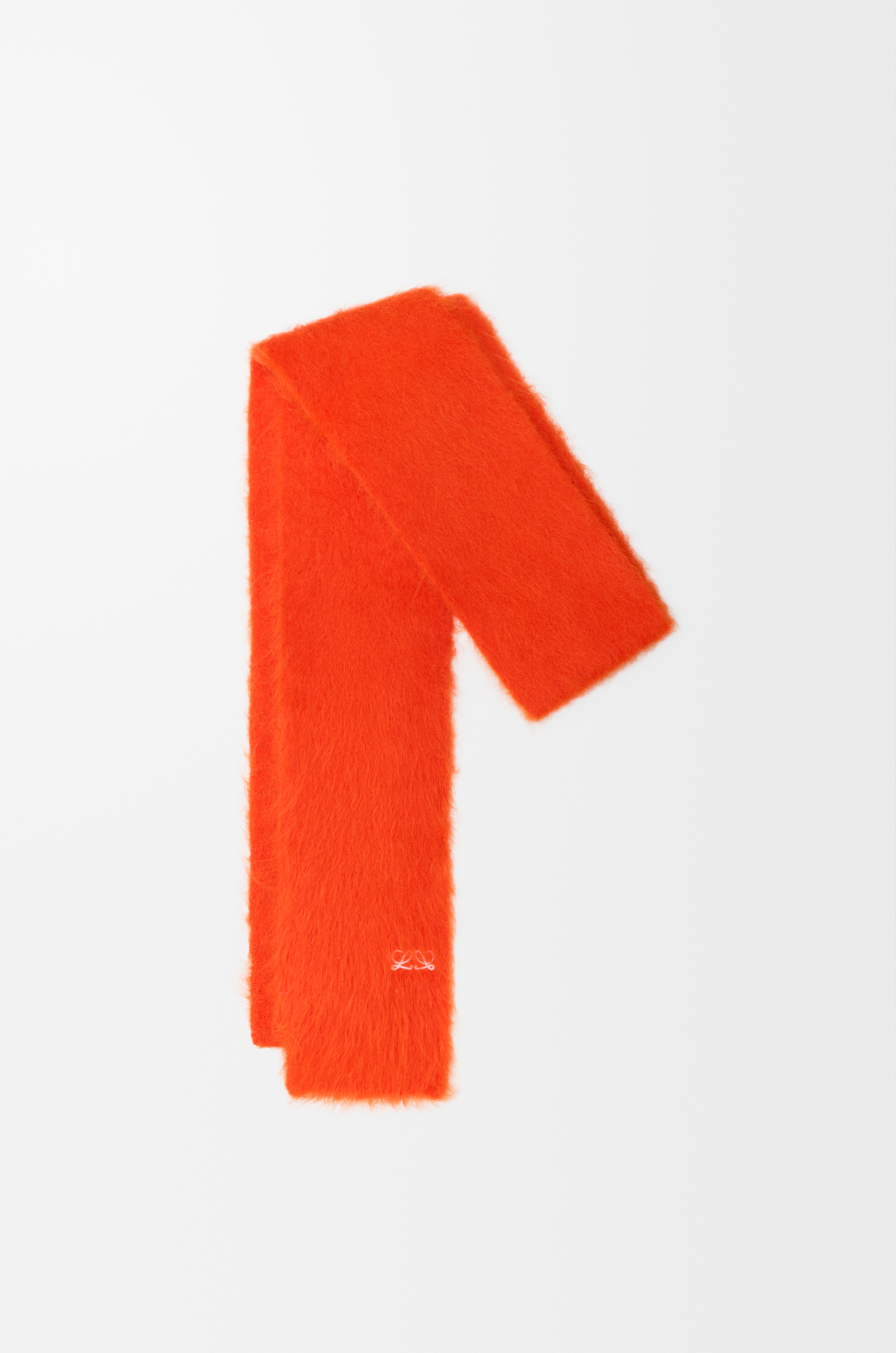 LOEWE Scarf in alpaca blend Orange