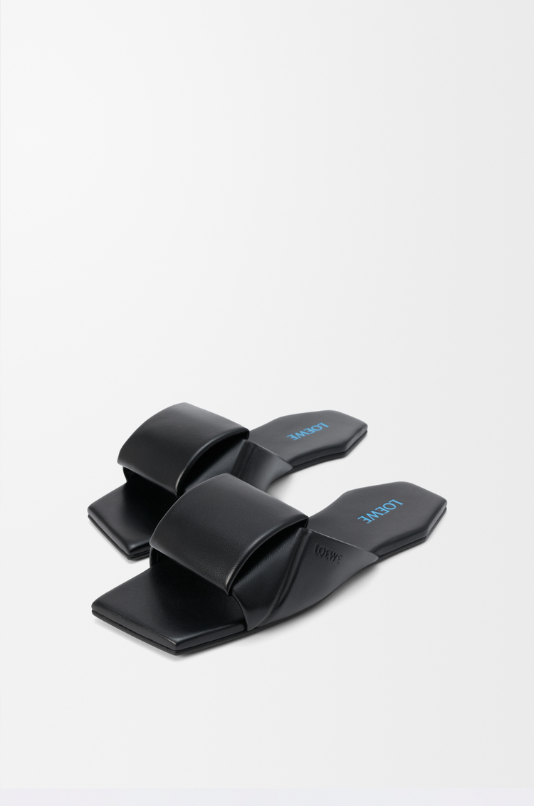 LOEWE Origami slide in lambskin Black