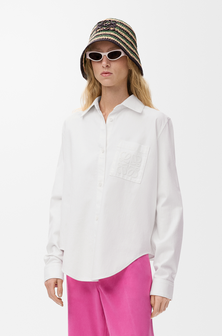 LOEWE Camisa en denim Blanco