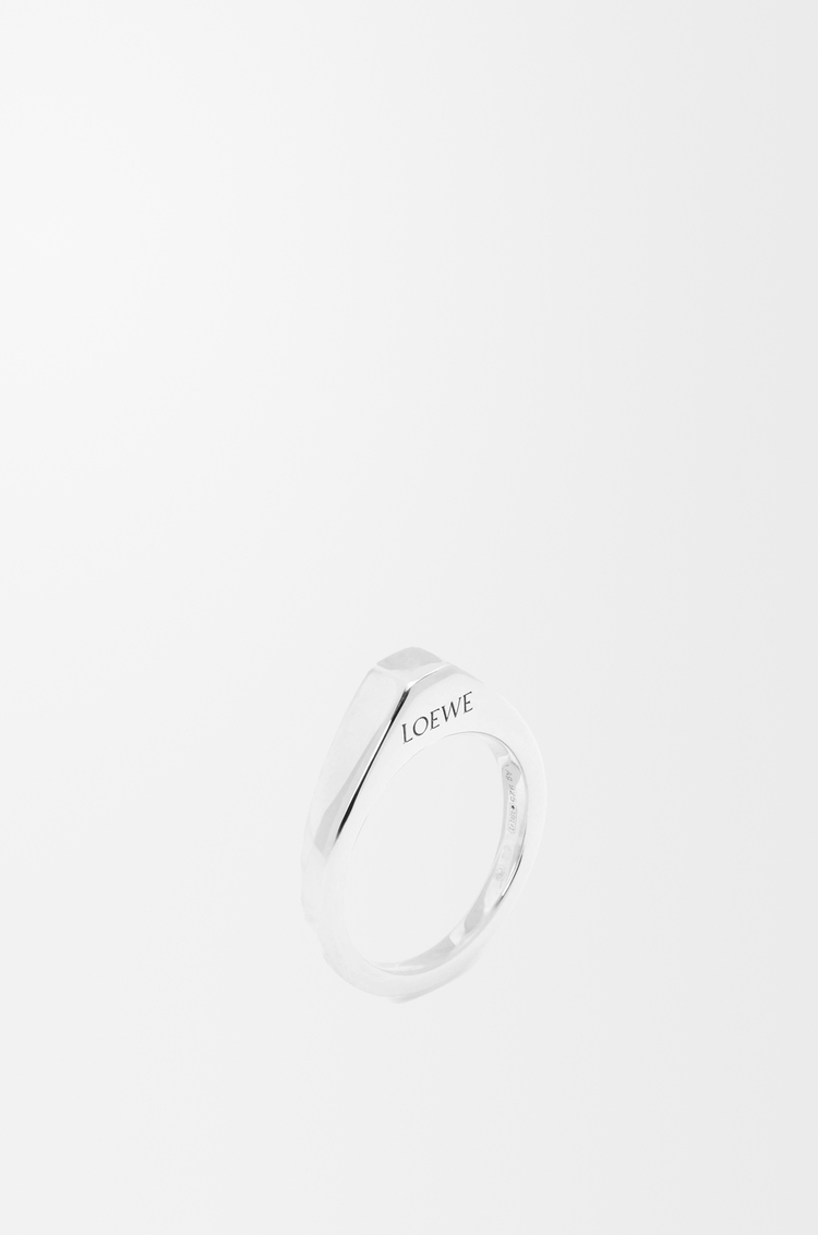 LOEWE Bague Stirrup en argent sterling Argent