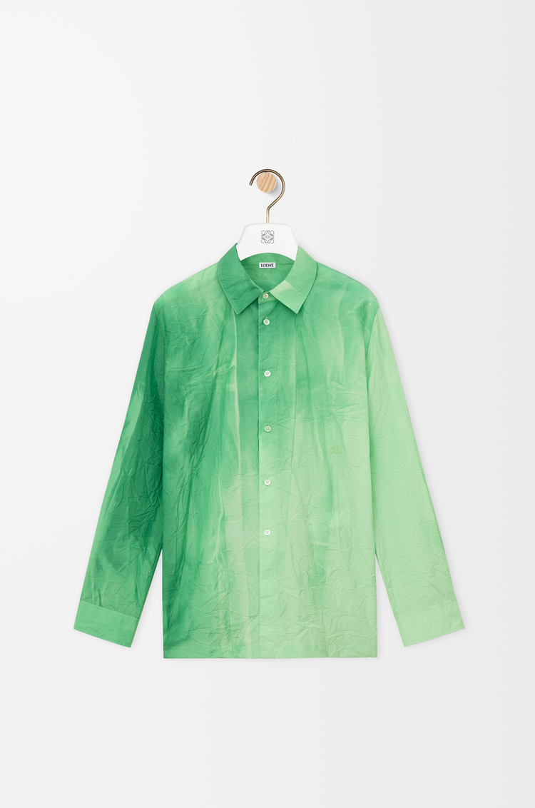 LOEWE Camisa en algodón técnico Verde