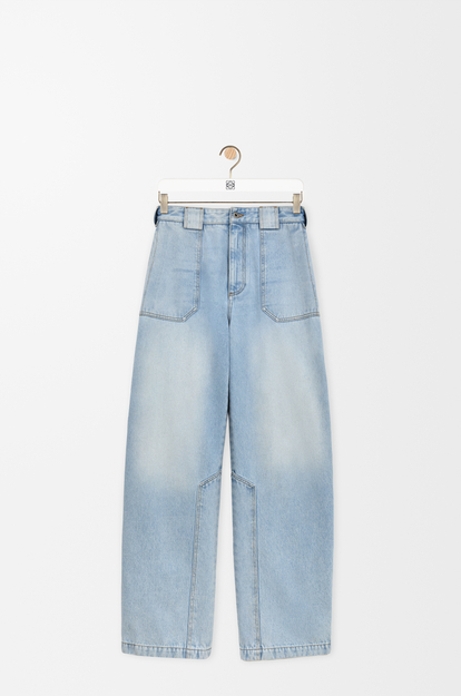 LOEWE Trousers in denim Washed Blue
