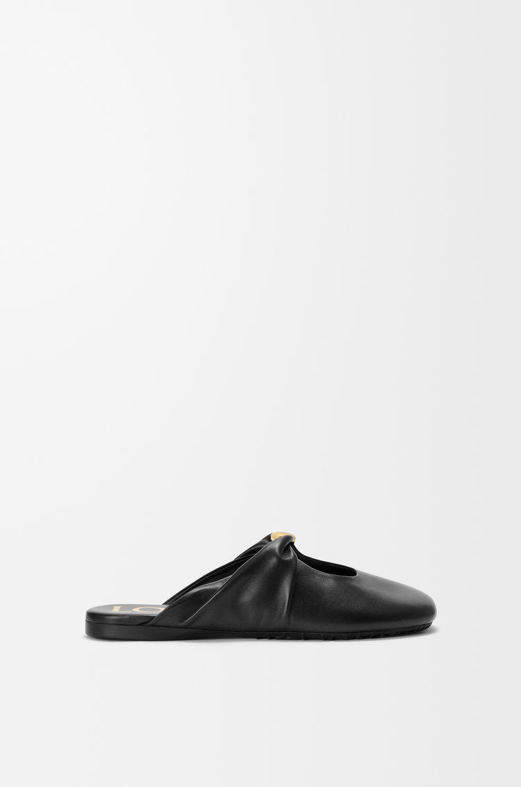 LOEWE Pebble Soft mule in nappa lambskin Black