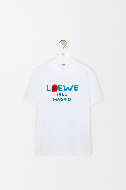 LOEWE Relaxed fit T-shirt in cotton White