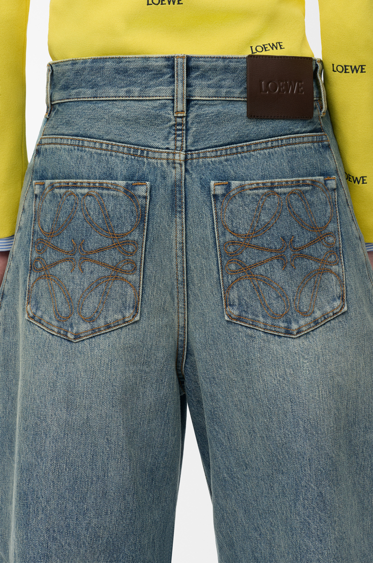 LOEWE Barrel Jeans aus Denim Gewaschener Denim