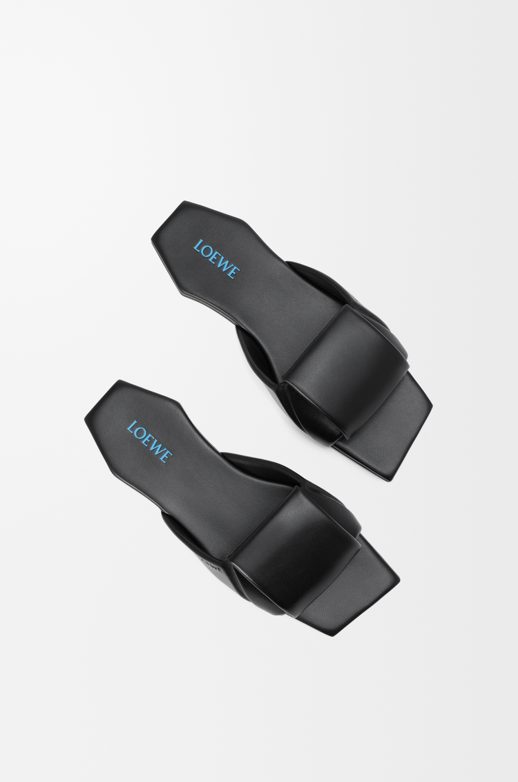 LOEWE Origami slide in lambskin Black