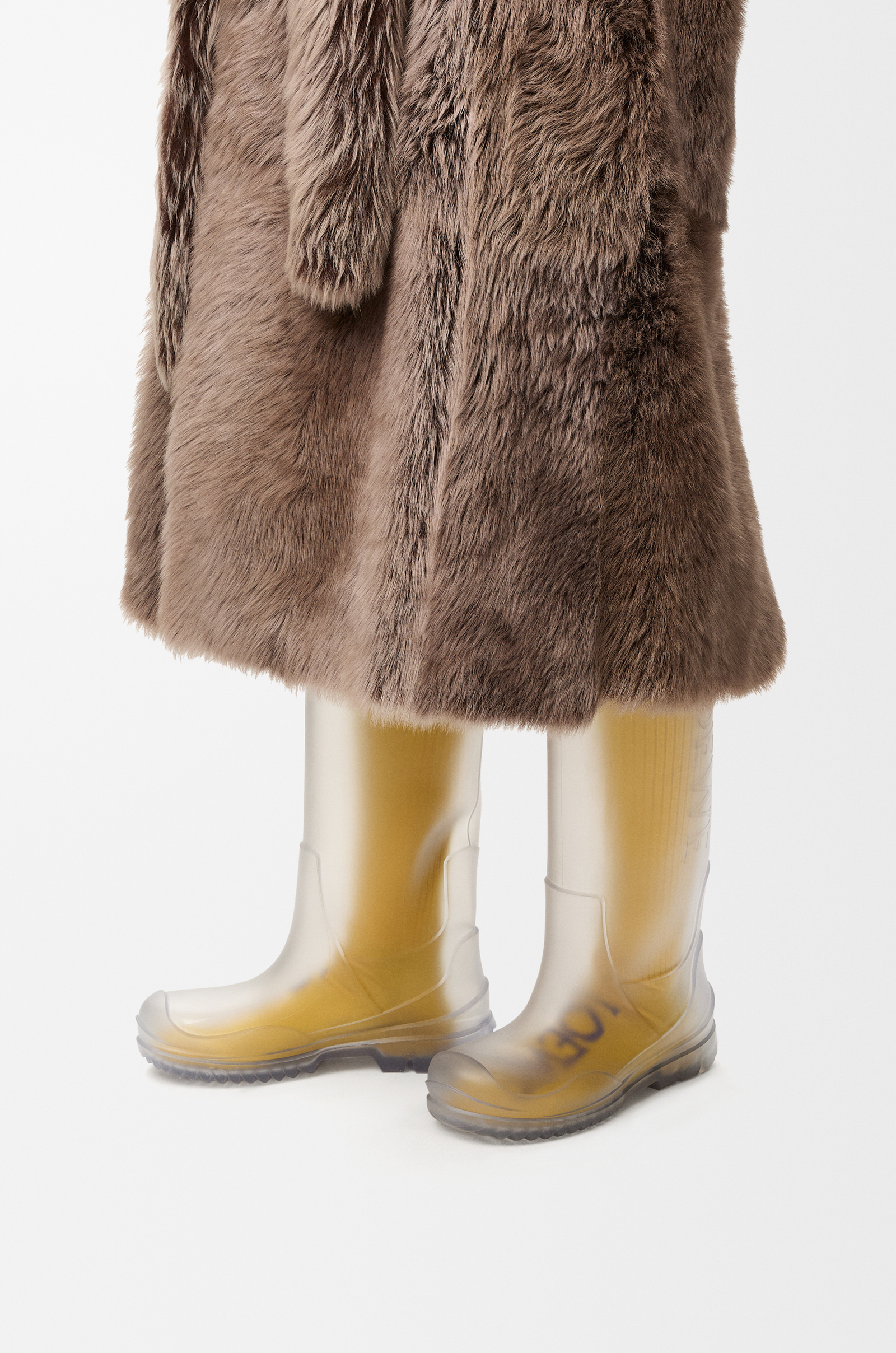 LOEWE Storm boot in rubber Transparent