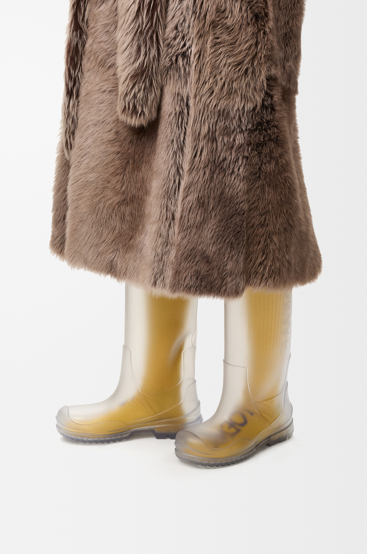 LOEWE Storm boot in rubber Transparent
