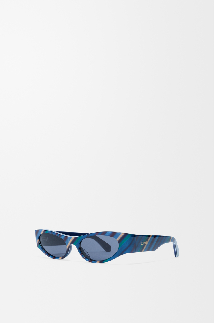 LOEWE Flash 纤薄猫眼造型太阳眼镜 海军蓝
