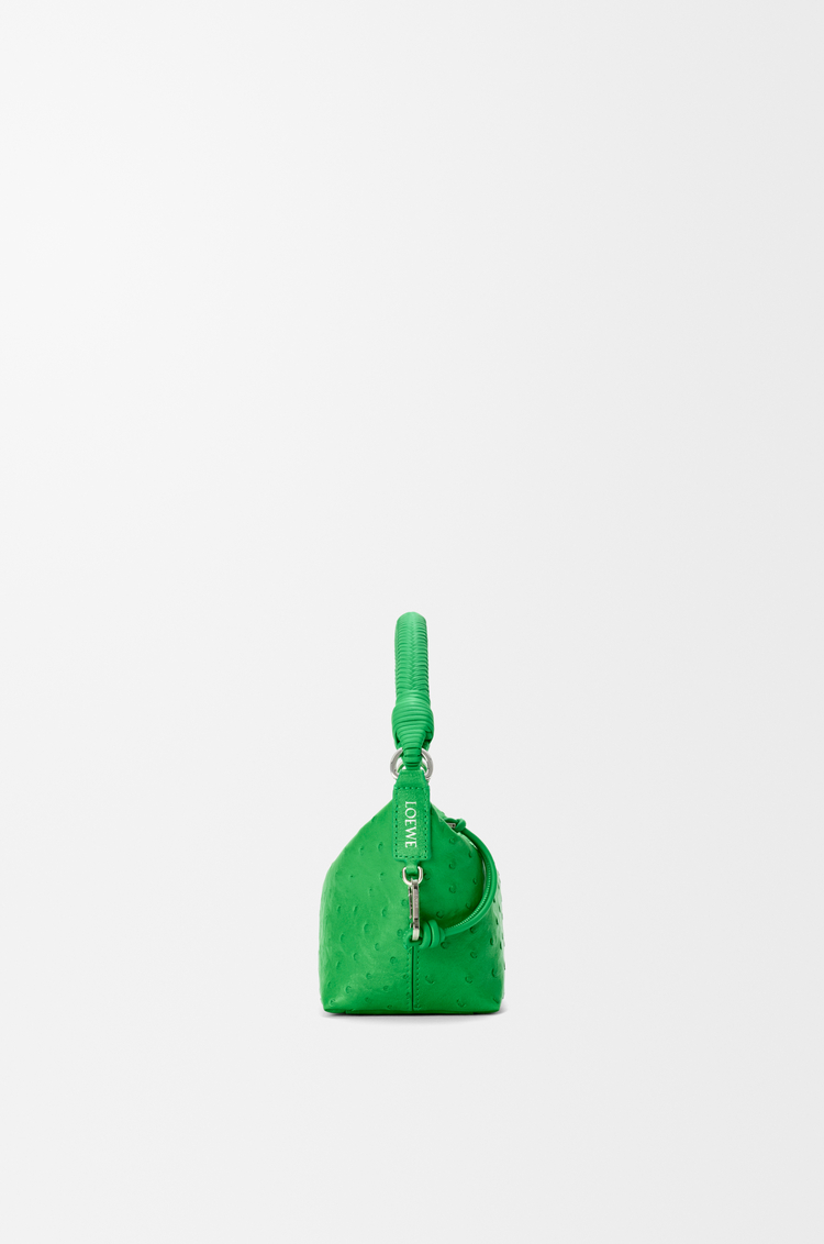 LOEWE Cala Mini Bag in ostrich Clover Green