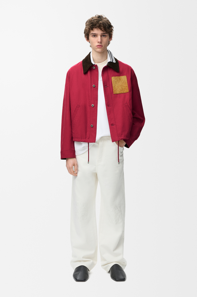 LOEWE Workwear jacket in cotton Red