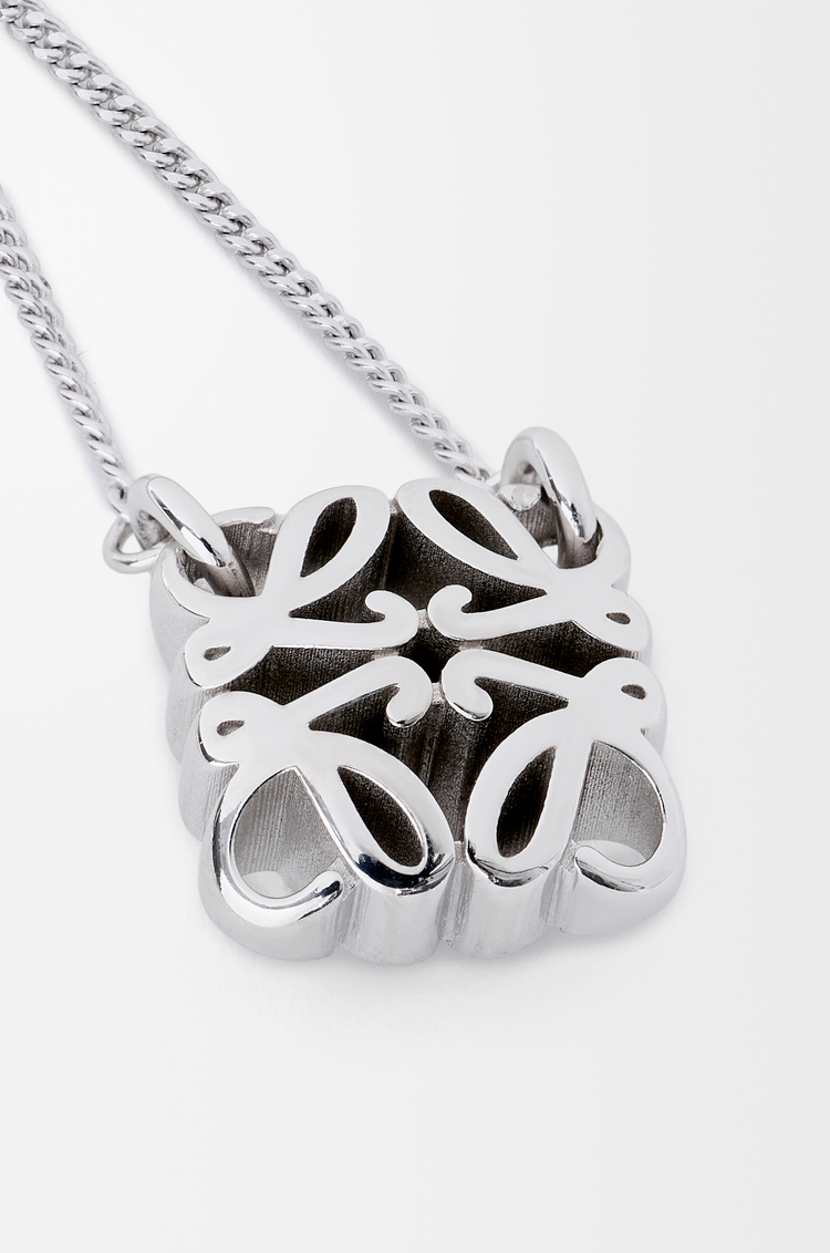 LOEWE Anagram Bombé necklace in sterling silver Silver