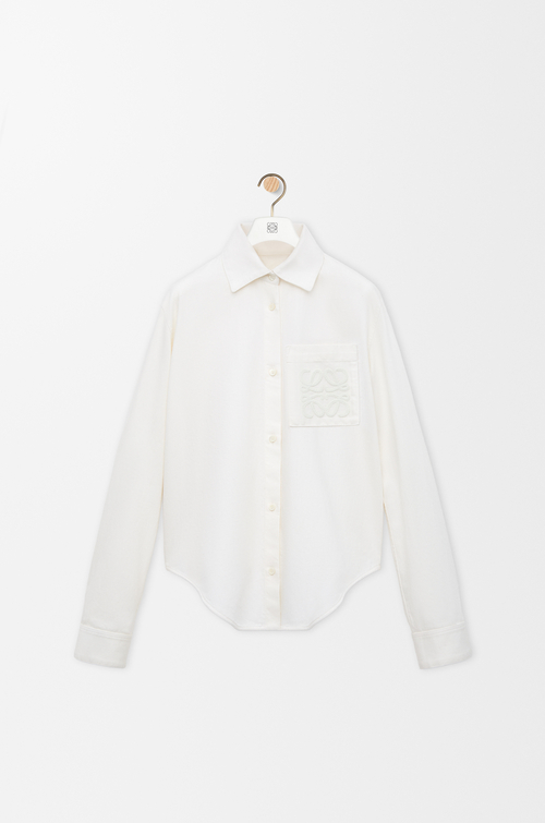 LOEWE Camisa en denim Blanco