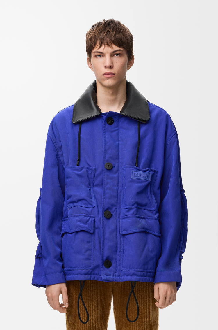 LOEWE Jacket in technical shell Blue