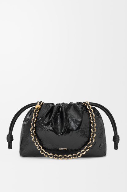 LOEWE Medium Flamenco purse in hagfish Black