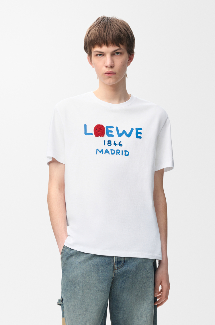 LOEWE Relaxed fit T-shirt in cotton White