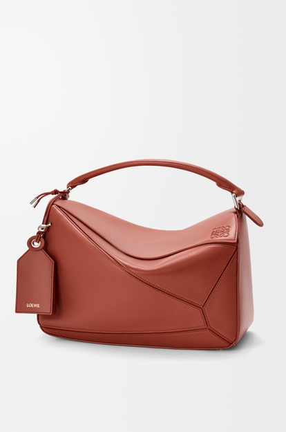 LOEWE Large Featherlight Puzzle bag in nappa lambskin Tomette