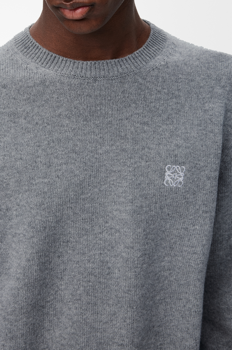 LOEWE Pull en laine Gris Chiné