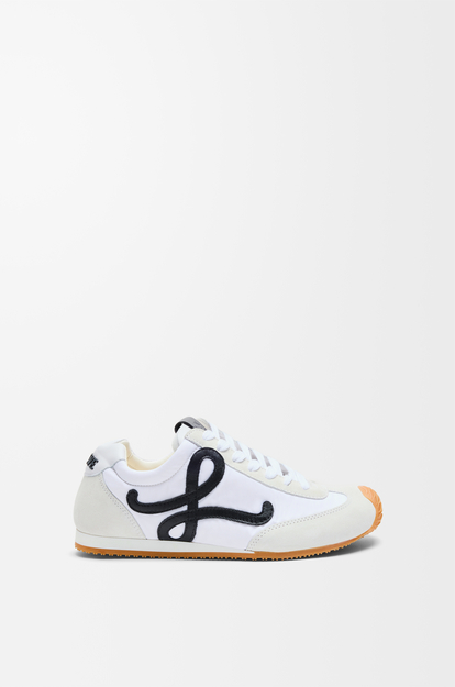 LOEWE Ballet Runner 2.0 in nylon and suede White/Black