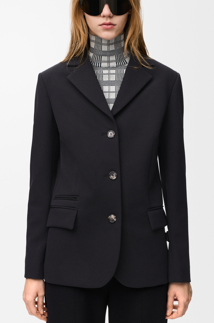 LOEWE Jacket in stretch wool blend Black