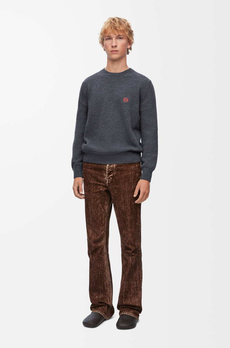 LOEWE Pull en laine Gris