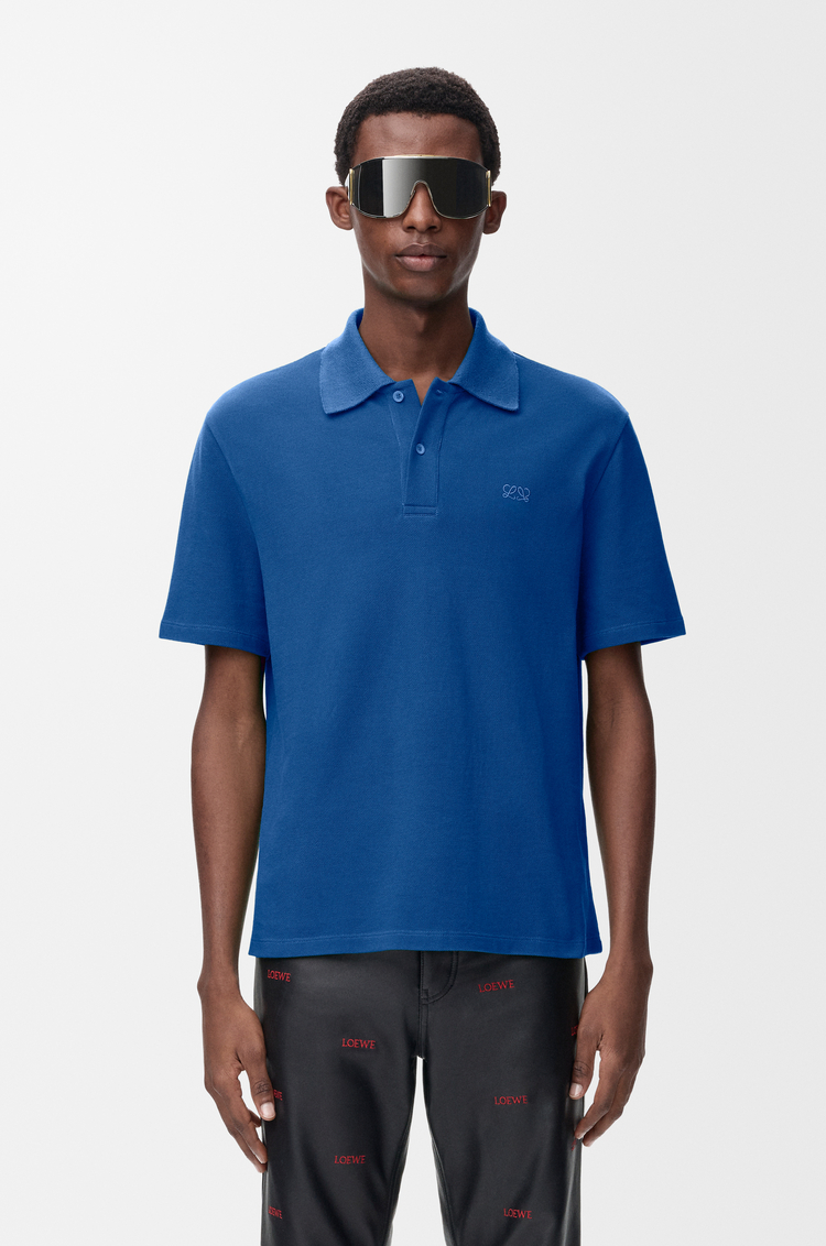 LOEWE Polo en algodón Azul