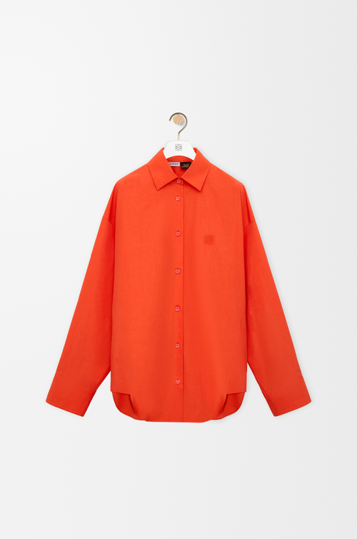 LOEWE Camicia in cotone Arancione