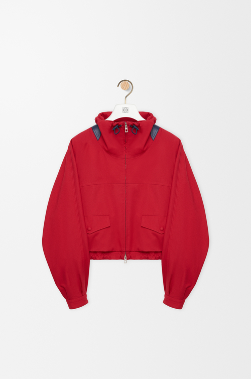 LOEWE Giacca in cotone e seta Rosso