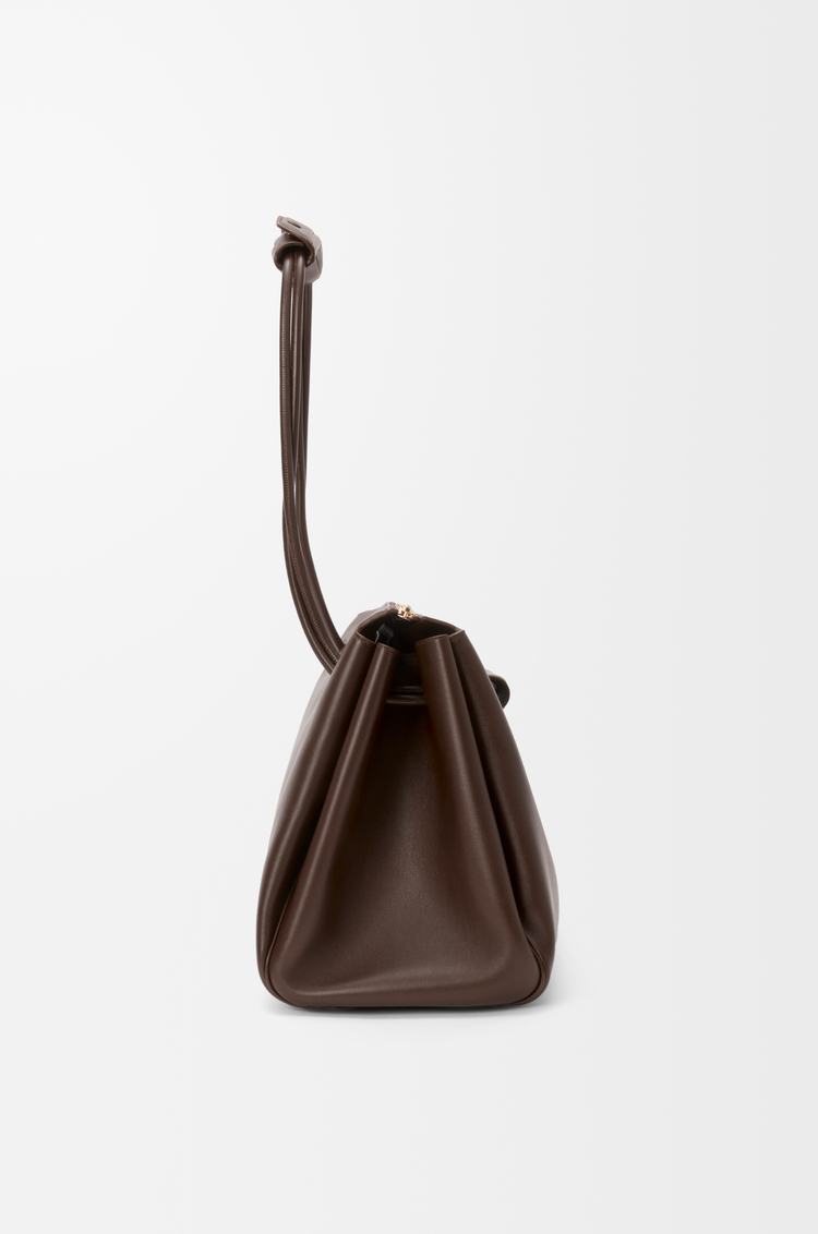 LOEWE Large Madrid bag in supple calfskin Dark Chestnut
